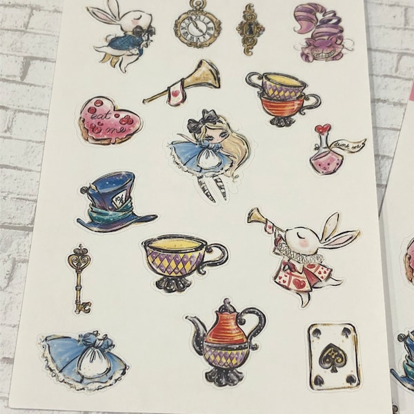 Alice in Wonderland Planner Calendar Etsy