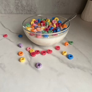 Large Fruity Loops Cereal Soy Candle