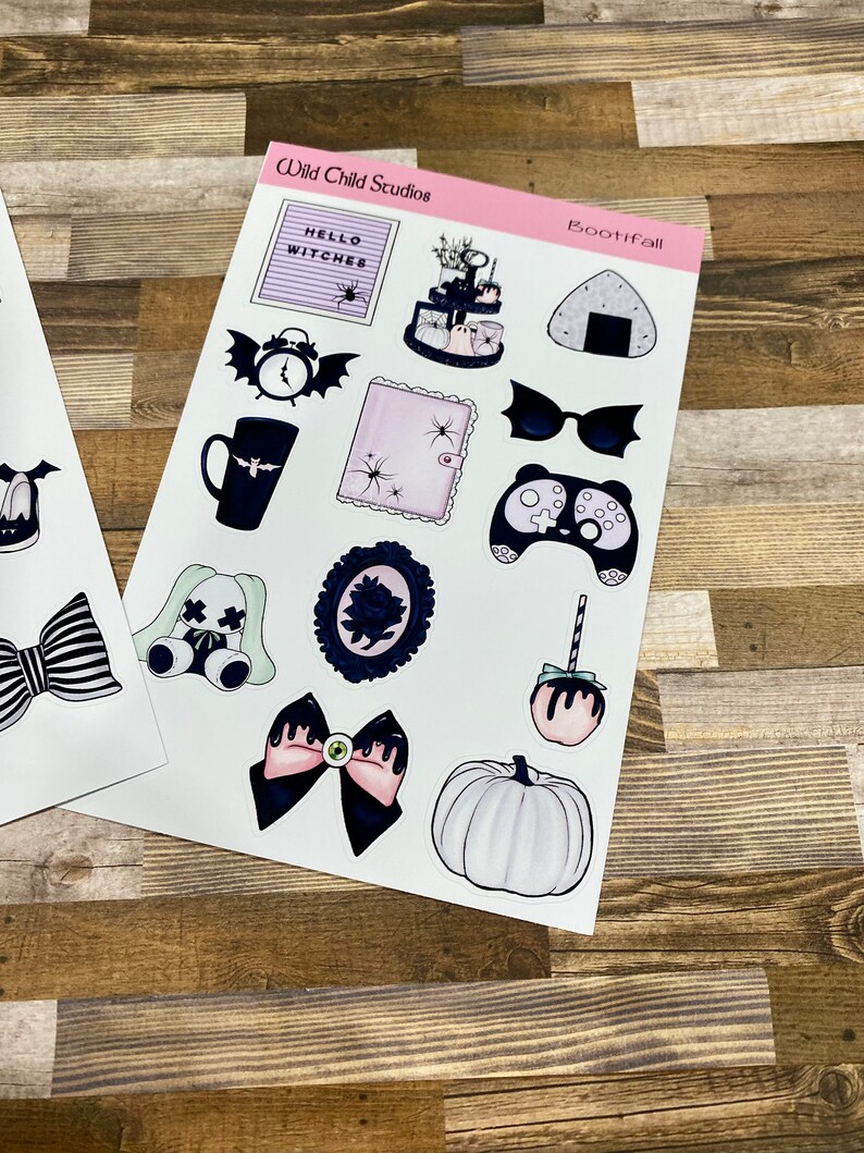 Pastel Goth Planner Stickers - Etsy
