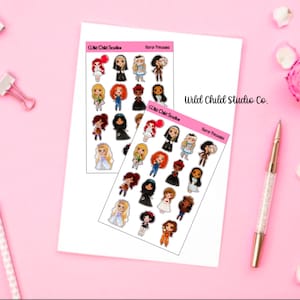 Horror Princess Planner Stickers