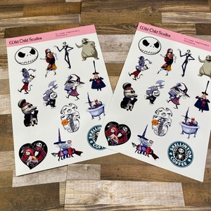Christmas Nightmare Planner Stickers/Jack Skellington Stickers