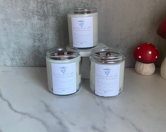 Snickers Vanilla Latte Hand Poured Soy Candle 8 oz
