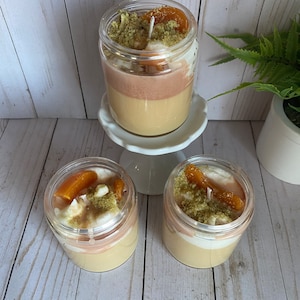 Peach Cobbler  Hand Poured Soy Candle 8 oz
