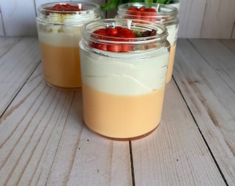 Pumpkin Pie Hand Poured Soy Candle 8 oz