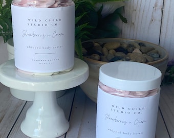 Strawberries n Cream Whipped Body Butter