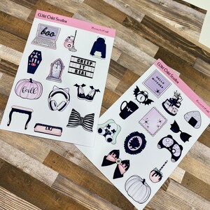 Pastel Goth Planner Stickers