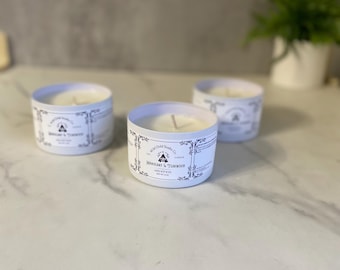 Mahogany & Teakwood Soy Candle: Woodsy Scent