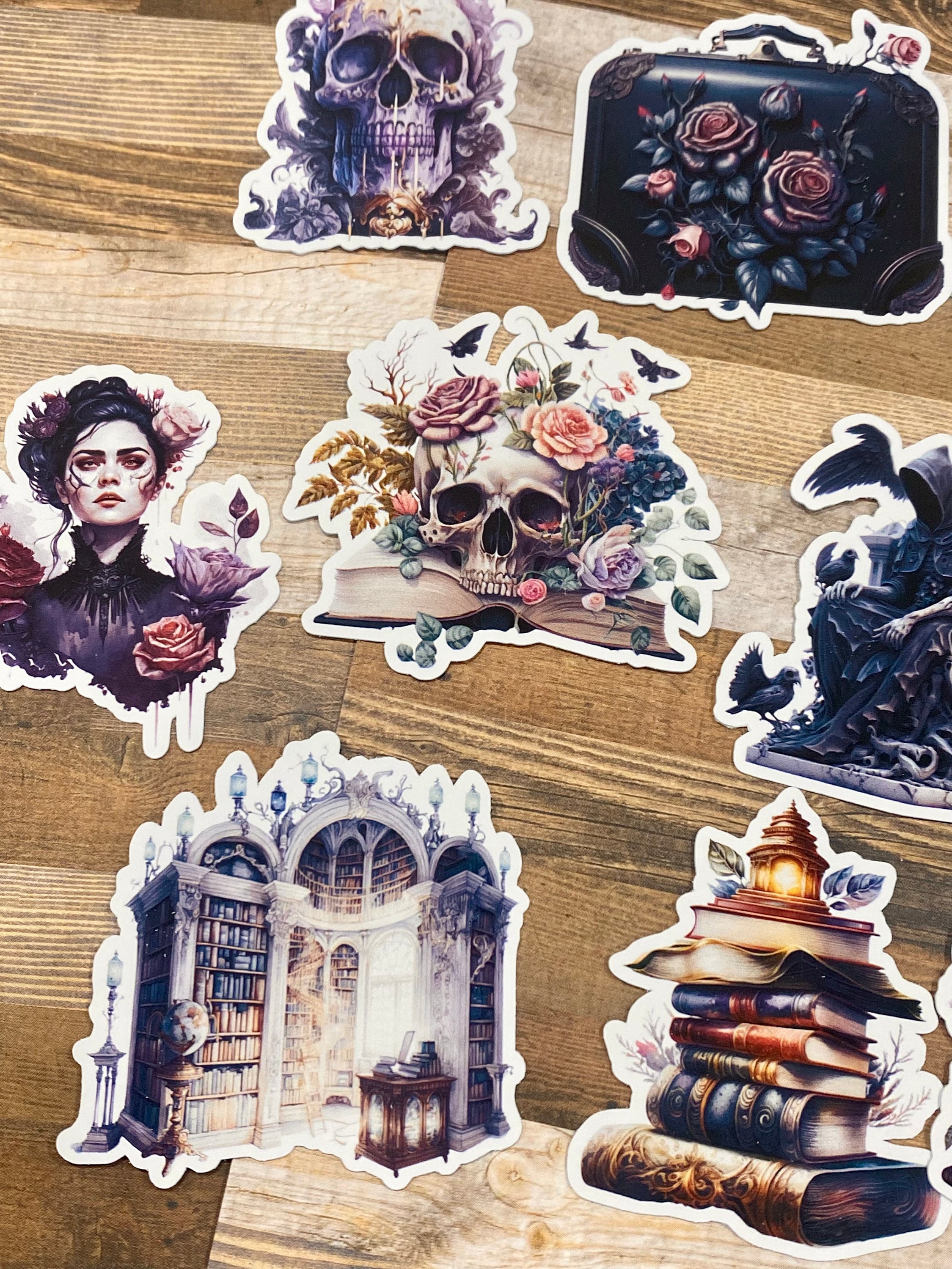Dark Academia Sticker Pack - Etsy Australia