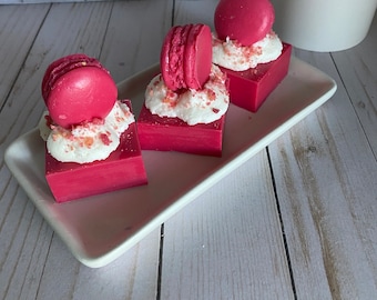Strawberry Cheesecake Wax Melt: Hand Poured Dessert Candle