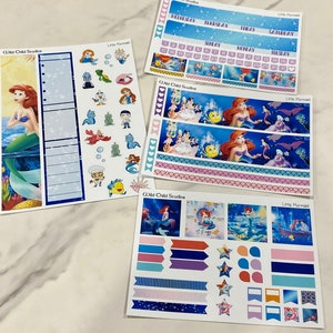 Little Mermaid Happy Planner Classic Kit mensual-Kit físico
