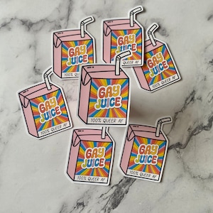 Gay Juice  Vinyl Sticker