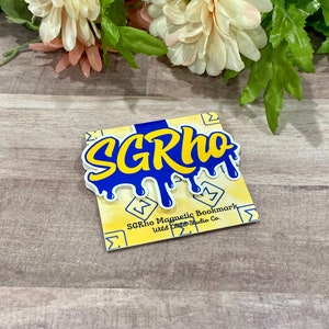 Sigma Gamma Rho Sorority Magnetic Bookmark