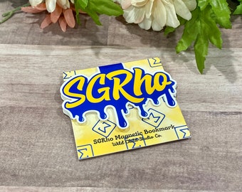 Sigma Gamma Rho Sorority Magnetic Bookmark