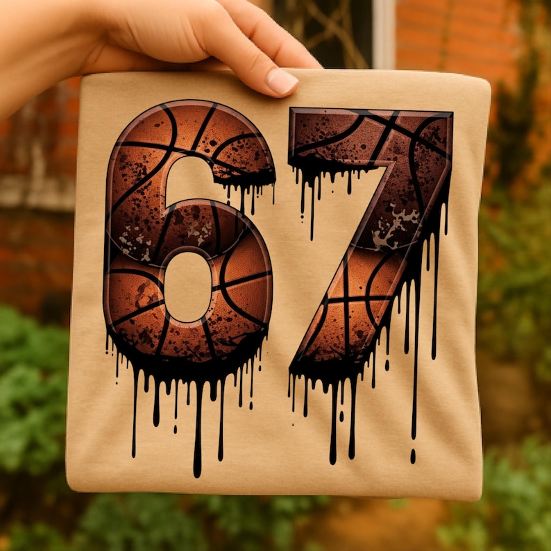 Basketball 67 Meme Drip PNG | Gen Alpha Basketball PNG | Dripping ...