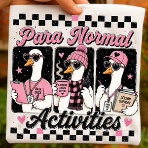 PNG de Actividades Paranormales, PNG de Paraprofesional Divertido, Sublimación de Asistente de Maestro de Educación Especial, Diseño de Camiseta para Personal Escolar