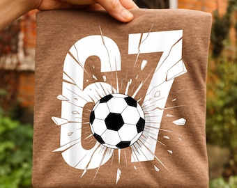 Soccer 67 Meme Drip PNG, Funny Football Clipart (Digital Download)