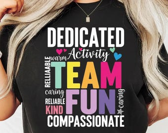 Pflegeheim Personal T-Shirt, Assistent Squad png, Aktivität Leiter, Pflegeheim Personal, Cricut Cut Dateien, digitaler Download, 300 dpi