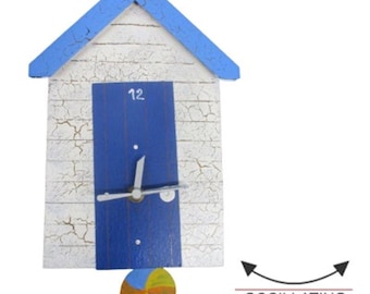 Beach House Pendulum Wall Clock