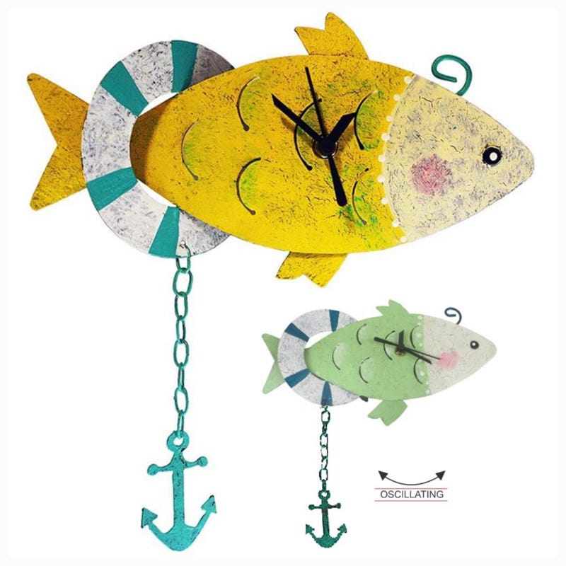 Fish Clock - Etsy