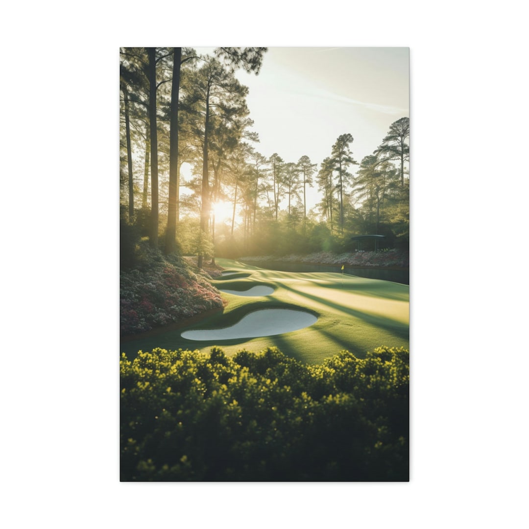 Golf Wall Art Golf Art for Wall Golf Art Print Golf Course Etsy