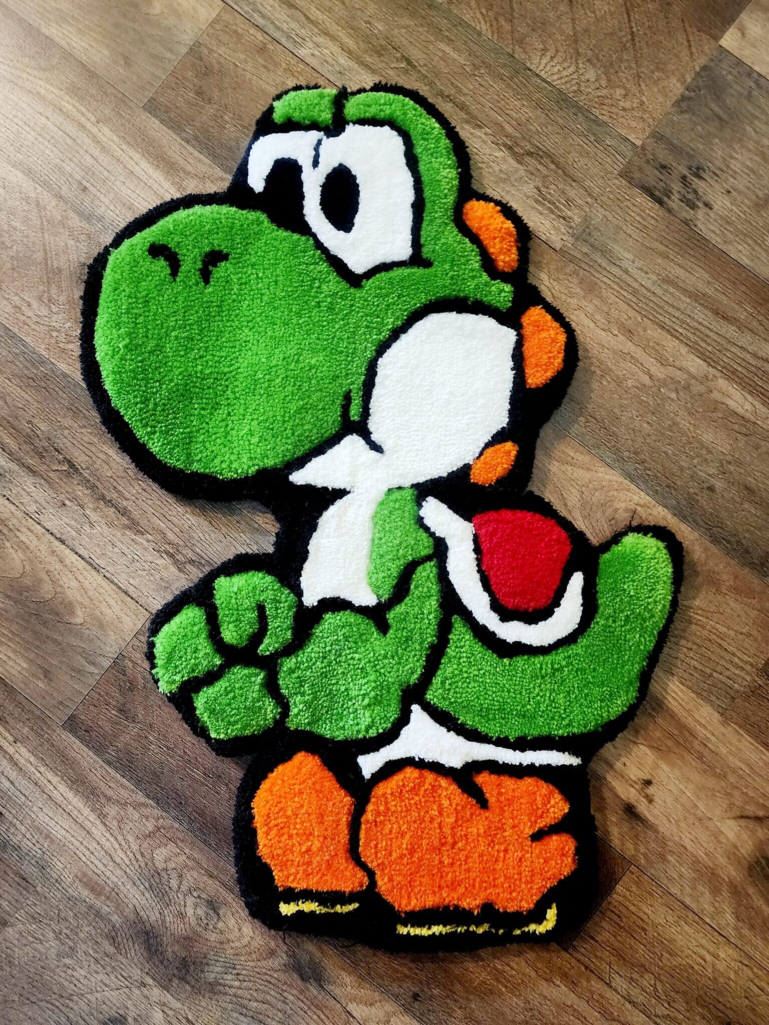 Yoshi Custom Tufted Rug Mario Rugs Etsy