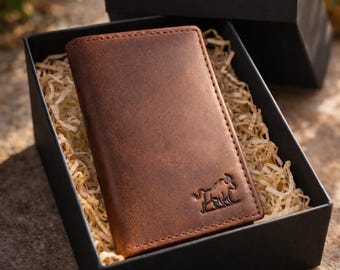 Slim Leather Wallet for Men – Best Wallets for Men, Pure Leather Wallet, Mens Card Holder Wallet, Premium Stylish Mens Wallet