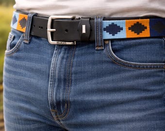 Polo-Gürtel, handgefertigter aztekischer gewebter Gürtel, Ledergürtel im westlichen Stil für Männer und Frauen, handgefertigter Polo-Gürtel aus Leder - Bestes Geschenk für Sie und Ihn
