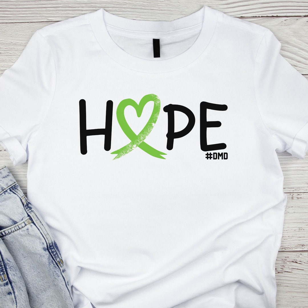 Muscular Dystrophy Support Tee, Muscular Dystrophy Awareness Ribbon ...