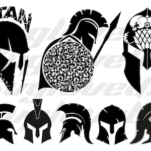 Spartan Helmet svg, Spartan svg, Helmet svg, Trojan Type Helmet, Design for Cricut, Instant Download, Svg, Ai, Png, Jpg,Dxf, Eps, Pdf Files