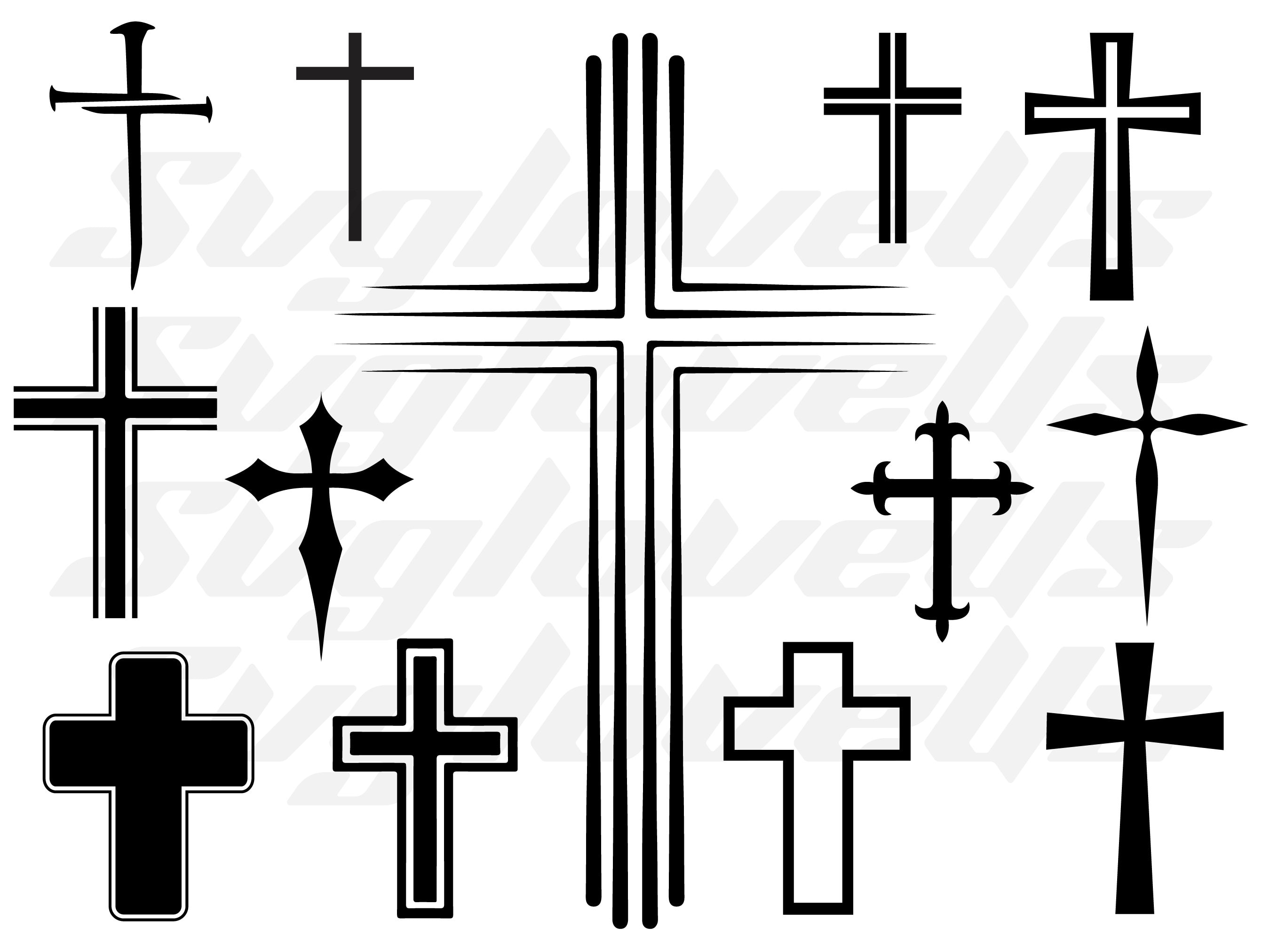 Cross Svg Bundle Crosses Svg Christian Catholic Svg Cross Etsy Australia