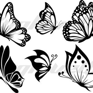 Schmetterling-Svg, Schmetterling-Svg-Bundle, Schmetterlinge, Schmetterlings-Svg für Cricut, Schmetterling Clipart, Sofort-Download, Ai, Png, Jpg, Dxf, Eps, Pdf