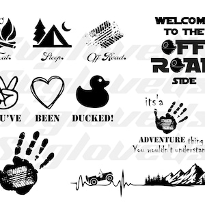 Off Road  Svg, You&#39;ve Been Ducked, Offroad Svg, Mountains Forest, Offroad Clipart, Offroading Svg, Eps,