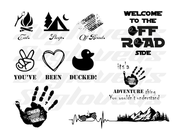 Off Road  Svg, You've Been Ducked, Offroad Svg, Mountains Forest, Offroad Clipart, Offroading Svg, Eps,