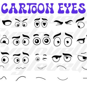 Cartoon Eyes SVG. Googly Eyes svg. Cartoon Eyes (2039011)