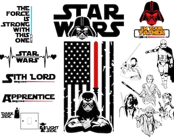 Star Wars Svg Bundle , Force With You Svg, Star Wars Characters Svg, Darth Vader Svg, Come To The Dark Side, Customize Gift Svg, Svg, Pdf,