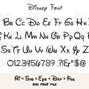 Alfabeto de dibujos animados Svg, fuente Svg, fuente, fuente Groovy manuscrita Svg, fuente para manualidades, fuente de ratón, fuente Cricut