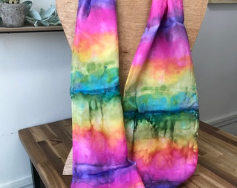 Silk Scarf, Hand Dyed