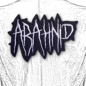 Custom Horror Patch: Spooky Embroidered Name, Goth Halloween Style