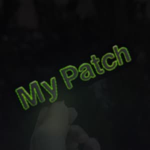 Custom Embroidered Glow-in-the-Dark Patch: Personalized Name Tag