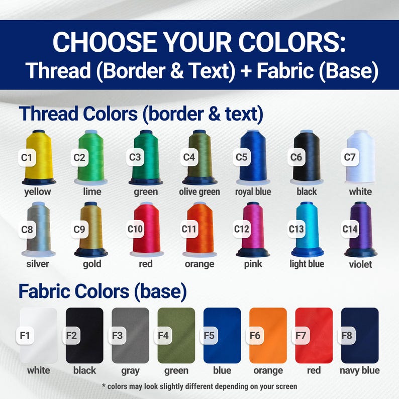 Custom Name Patch All Size Iron On Embroidered - Personalized Text No Minimum Labels imagen 3