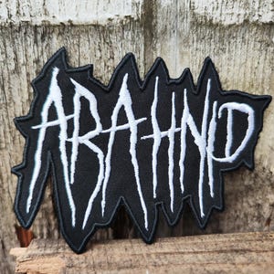 Custom Horror Patch: Spooky Embroidered Name, Goth Halloween Style