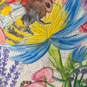Pollinator Blooms Print