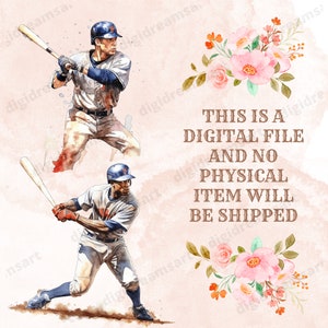 Baseball Clipart Bundle - Transparent PNG Collection, Digital Prints ...