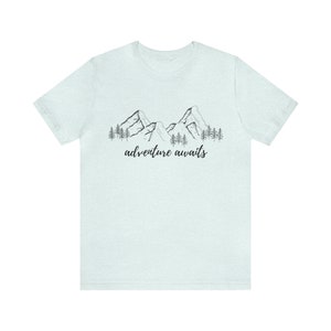 Adventure Awaits Mountain Adventurer Shirt for Wanderers, Free Spirits, Digital Nomads, Wanderlust, Travel, Traveler, Hiker, Camper image 10