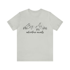 Adventure Awaits Mountain Adventurer Shirt for Wanderers, Free Spirits, Digital Nomads, Wanderlust, Travel, Traveler, Hiker, Camper image 6