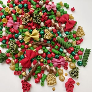 Remplisseur de poubelle sensoriel Merry & Bright, jeu sensoriel de Noël, mélange sensoriel pour les fêtes, remplissage sensoriel or rouge et vert