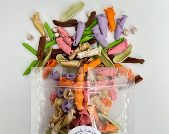 Blossom Breeze Sensory Filler, Spring Pasta Bin Base, Floral Montessori Play, Nature-Themed Activity, Pastel Sensory Mix, Fine Motor Toddler