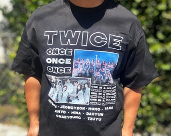 TWICE Group Graphic Tee | Twice T-Shirts | Kpop Shirts | Kpop Bias | Twice Merch | Dahyun | Momo | Nayeon | Jihyo