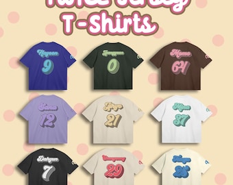 TWICE Oversize Jersey Shirts | Twice | Twice T-shirts | Kpop