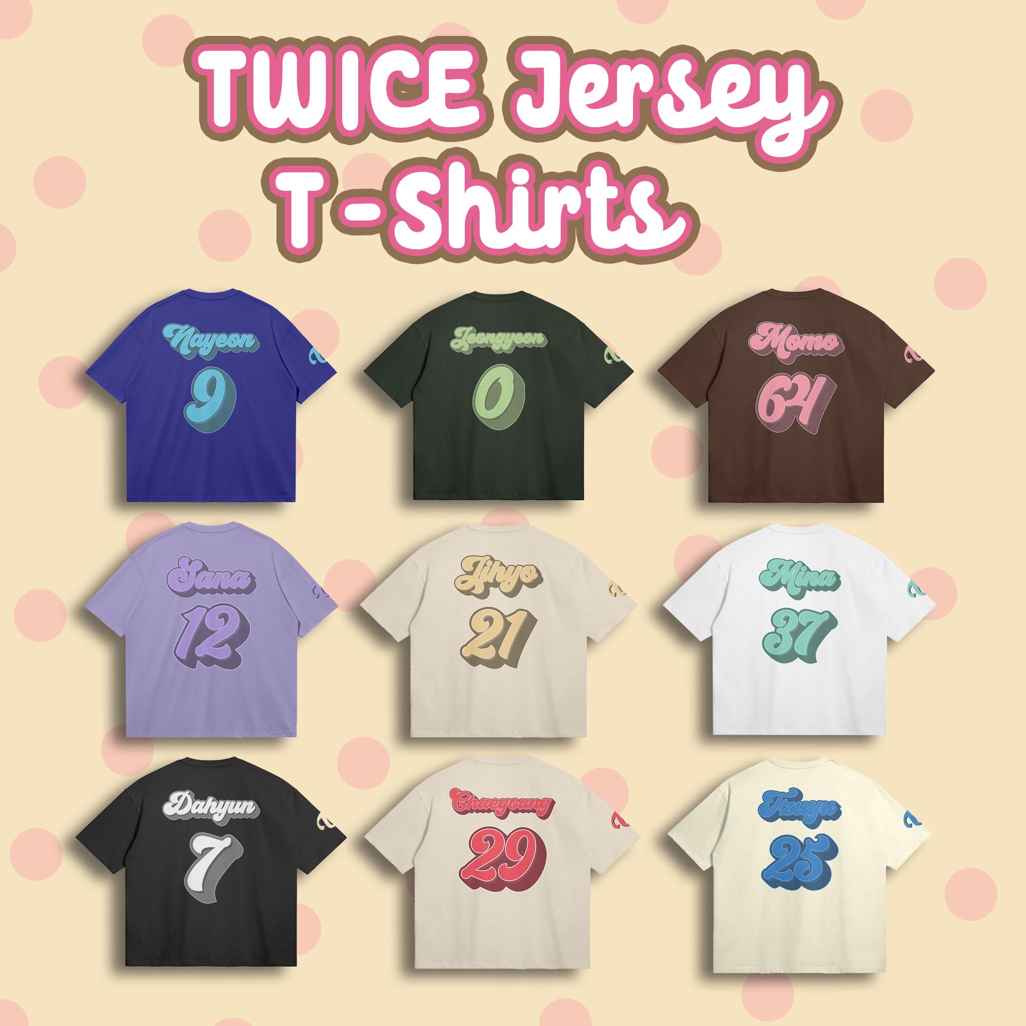 TWICE Oversize Jersey Shirts | Twice | Twice T-shirts | Kpop